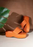 SABLE ORANGE HEELS