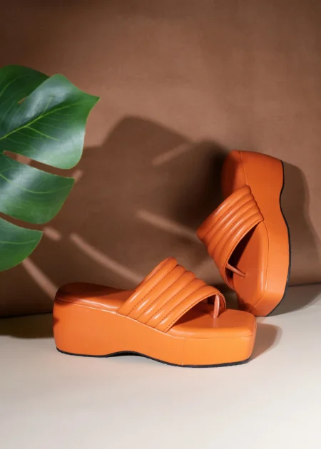 SABLE ORANGE HEELS