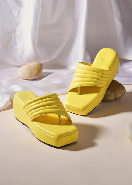 SABLE YELLOW HEELS