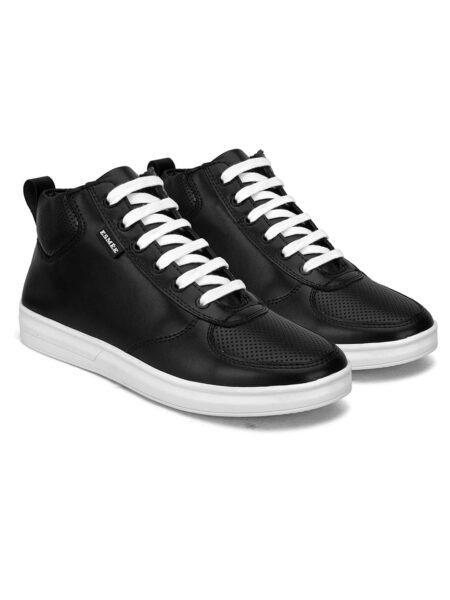 ESMEE LACE UP ANKLE SPORTY SNEAKERS BLACK