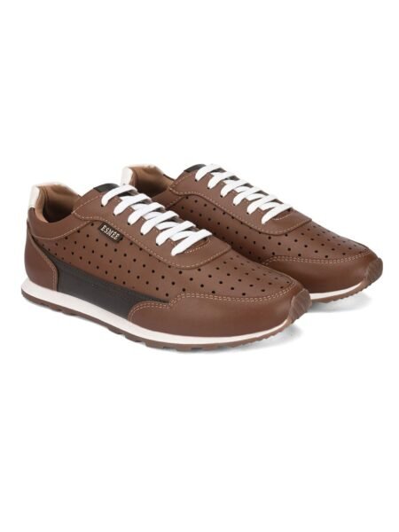 ESMEE LACE UP CASUAL SPORTY LOOK SHOES BROWN