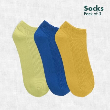 BRB! Bold Right back! Unisex Socks, 100% Organic Cotton, Ankle Length, Pack of 3