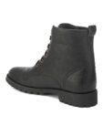 ESMEE OSTRICH PATTERN BOOTS BLACK