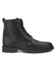 ESMEE OSTRICH PATTERN BOOTS BLACK