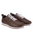 ESMEE CASUAL LACE UP SNEAKERS SHOES BROWN