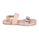 Bliss Backstrap Flat Sandal peach