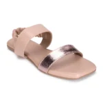 Bliss Backstrap Flat Sandal peach