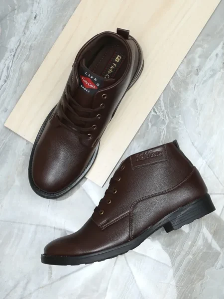 Casual, Formal, Uniform, Dress, Outdoor, Hiking, Trekking, Partywear, Office Wear, Fashion Boots For Men (Brown)