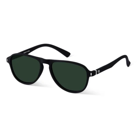 Emerald Night Polarized Aviator Sunglasses