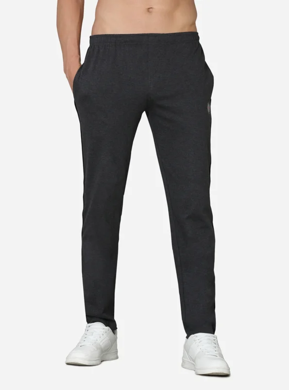 Men slim fit track pants Grey