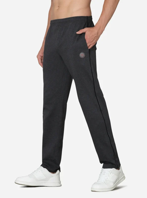 Men slim fit track pants Grey