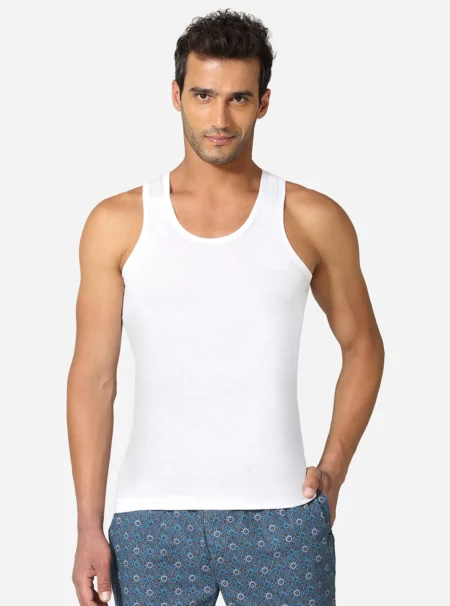 Men round neck sleeveless vest - Pack of 2