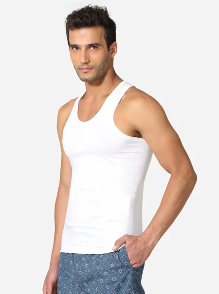 Men round neck sleeveless vest - Pack of 2