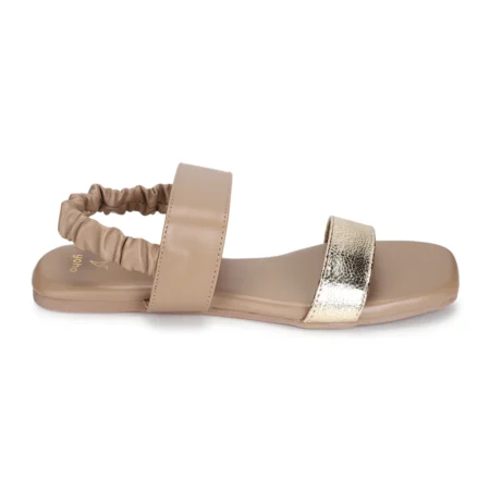 Bliss Backstrap Flat Sandal Rosy Brown