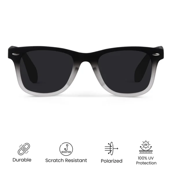 Midnight Express Polarized Wayfarer Sunglasses