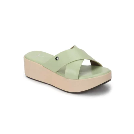 Platform Sandal Pastel Green