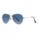 Sapphire Sparkle Polarized Aviator Sunglasses