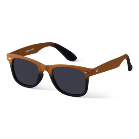 Walnut Wonder Polarized Wayfarer Sunglasses