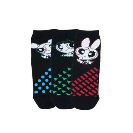 Powerpuff Girls Women Cushioned Crew Socks By Balenzia