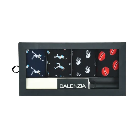 BALENZIA MEN'S CRICKET GIFT BOX- CREW SOCKS FOR MEN