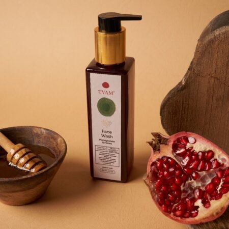 All Natural Face Wash - Pomegranate & Honey for Normal & Sensitive Skin