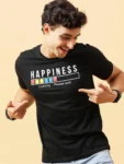 Happiness Loading Printed T-Shirt