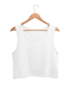 Women Crop Tank Top White