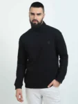 Black Turtle Neck Sweatshirt