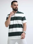 Timber Green and White Polo T-Shirt