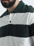 Timber Green and White Polo T-Shirt