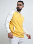 Arylide Yellow and white Hoodie