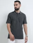 Charcoal Grey Polo T-Shirt