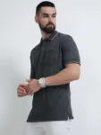 Charcoal Grey Polo T-Shirt