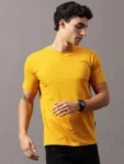 Mustard Solid T-Shirt