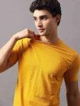 Mustard Solid T-Shirt