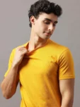 Mustard Solid T-Shirt