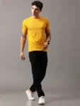 Mustard Solid T-Shirt