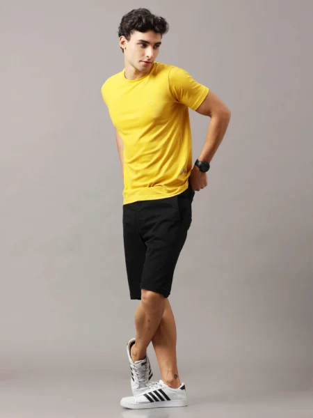 Bright Yellow Solid T-Shirt