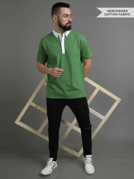 Hippie Green Polo T-Shirt