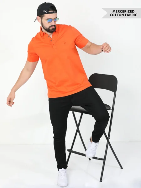 Portland Orange Polo T-Shirt