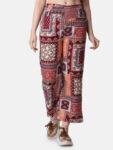 7Popwings Women Casual Boho Printed Regular Fit Trouser