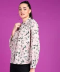 Popwings Women Casual Floral Printed Shirt